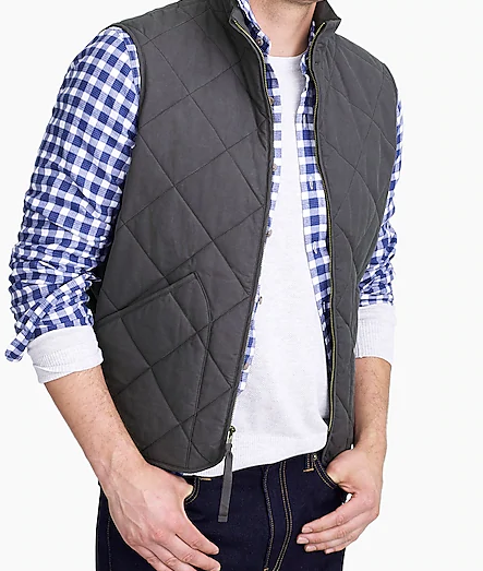 Many find a vest to be a perfect top layer during the winter